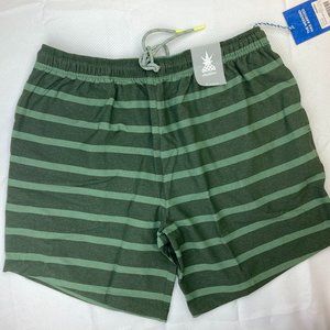 Chubbies - The Recesses Sport Shell Shorts 7” Inseam Green Striped size XL